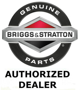 Briggs & Stratton lawnmower oil filter installation in progress