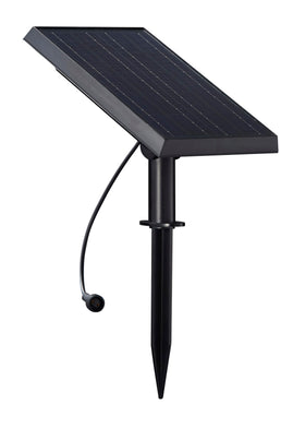 Brightech Ambience Pro 4W solar panel in sunlight demonstrates full charge potential