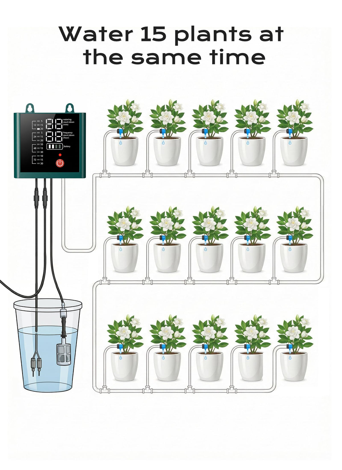 Brightown Solar Drip System DIY setup with clear instructions speeds installation.