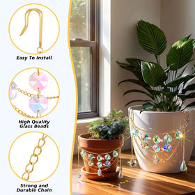 BrightRow gold chain hanger adds durable decorative support