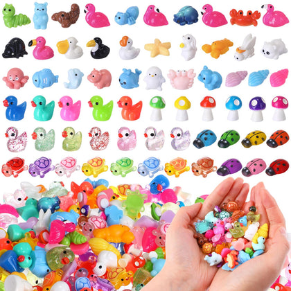 BrightRow mini resin duck for playful indoor decor and garden accents.