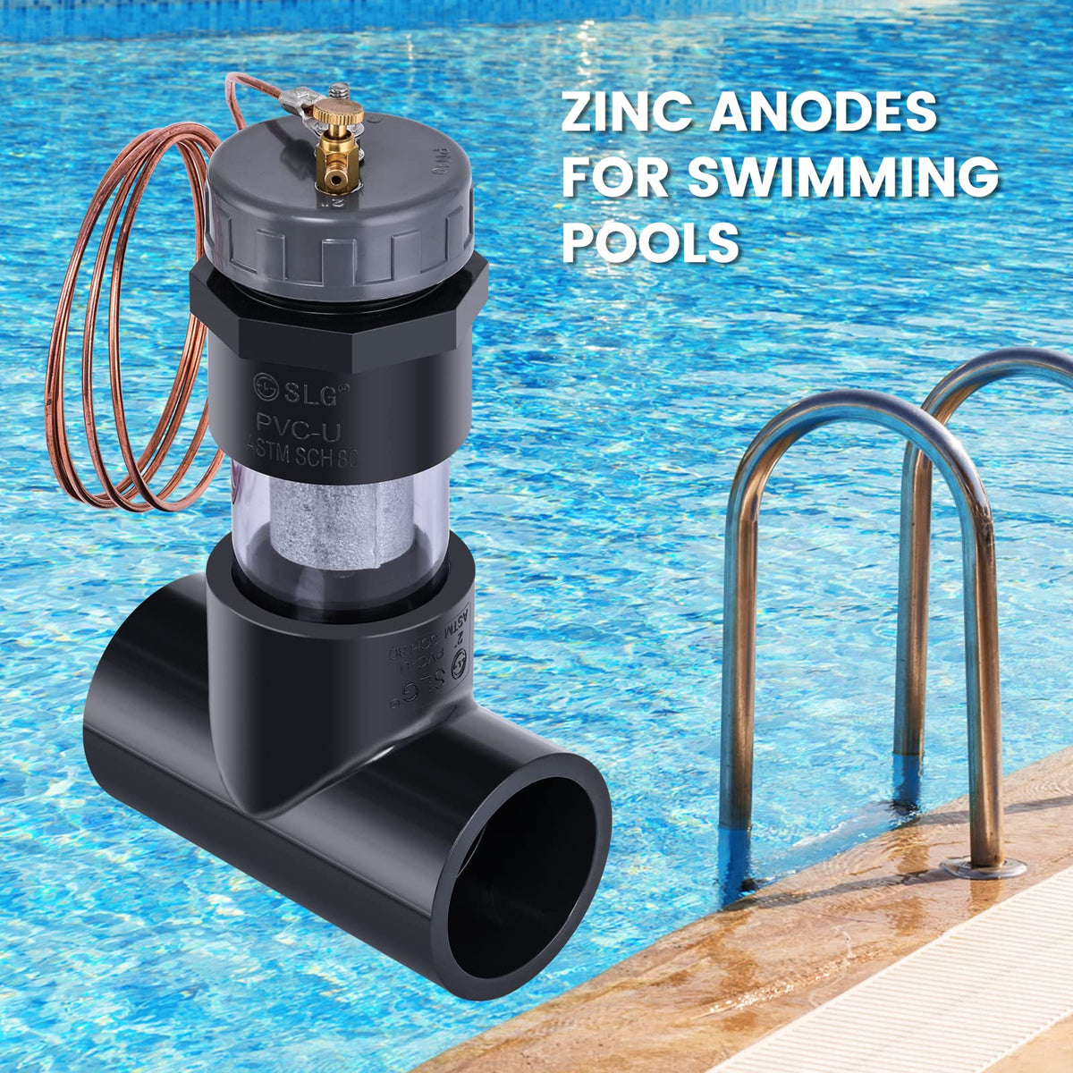 Briidea 5.2 ft copper wire included for flexible installation.