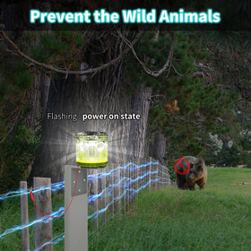 Briidea solar fence alarm uses solar energy to stay ready without drawing fence power
