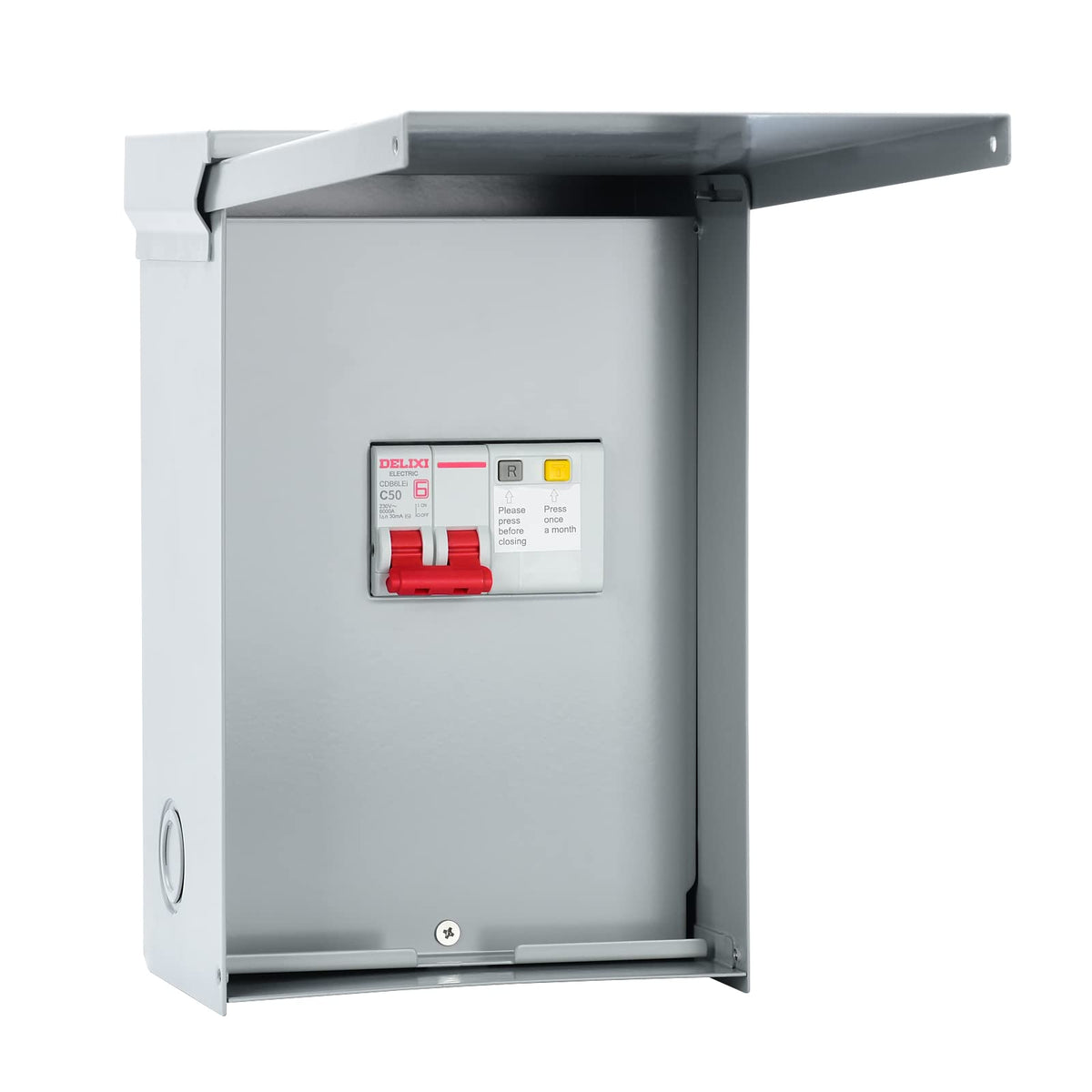 Briidea spa panel front view shows IP65 outdoor enclosure