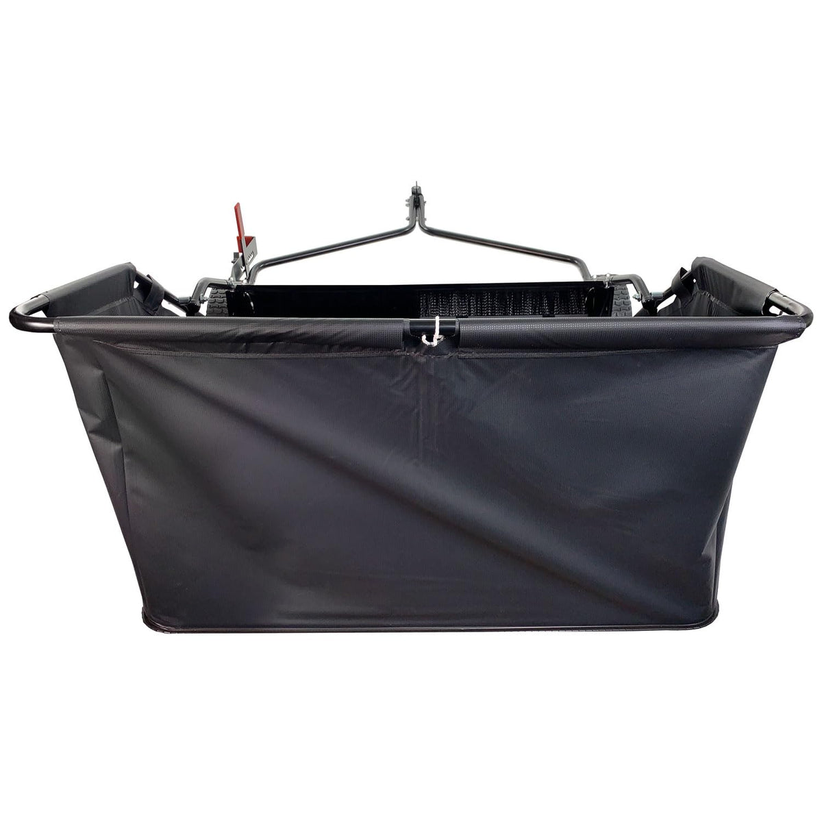 Brinly collapsible hamper braces for easy storage