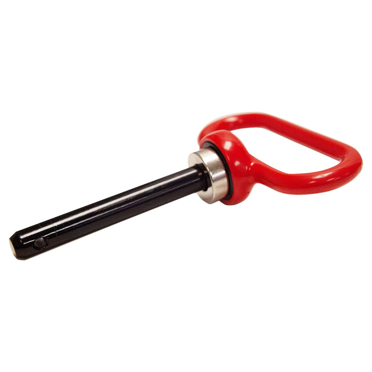 Brinly MHPK-12BH handle closeup showing easy-pull design.
