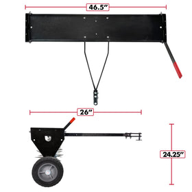 Brinly SAT2-40BH-P solid steel axle for durability
