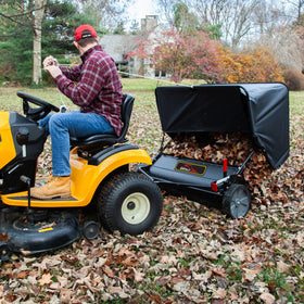 Brinly twist-lock height adjustment adapts to uneven terrain