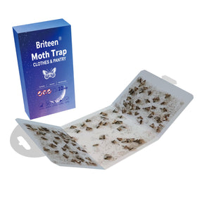 Briteen Moth Traps closeup highlighting easy-to-use pheromone trap