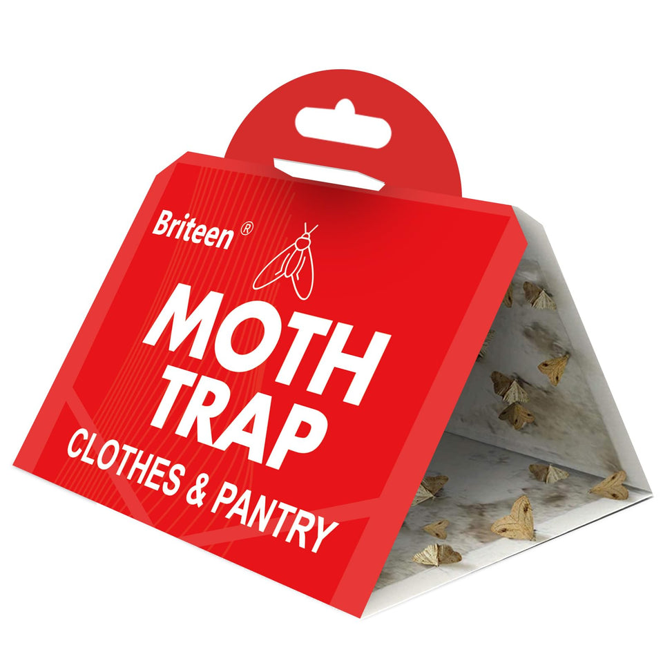 Briteen Pantry Moth Traps box packaging for chemical-free moth control in pantry