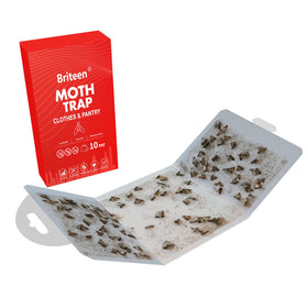 Briteen pheromone trap closeup highlighting attractant tech for moth disruption