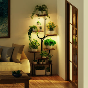 BRITEWAVE home plant stand elevates decor while organizing pots