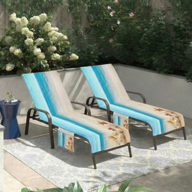 Britown vibrant sea-shells print adds color to outdoor spaces