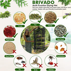 BRIVADO garden gloves with claws ease handling during prep.