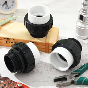 Briwooody 2in PVC unions provide secure fittings for regular pool maintenance.