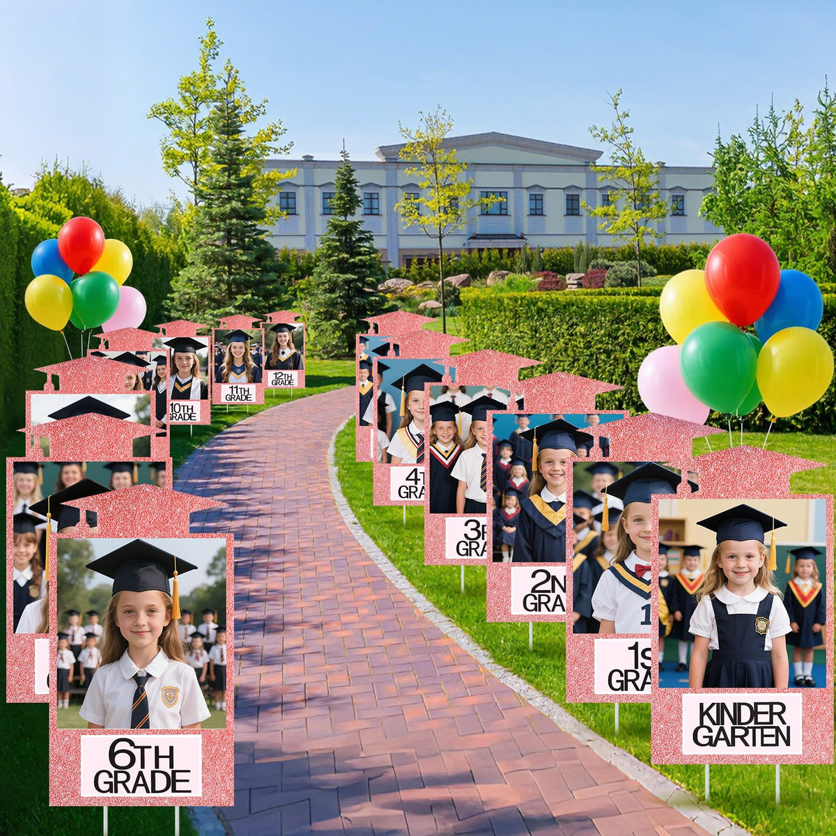 Briwooody DIY assembly with poles enables quick, secure yard display