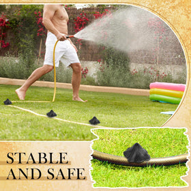 Easy soil installation of Briwooody hose guide with no tools.