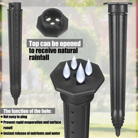 Briwooody compatible with automatic drip systems for simple garden watering.