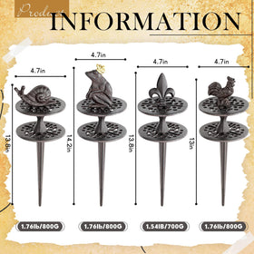 Briwooody snail hose guide stake directs hoses around plants.