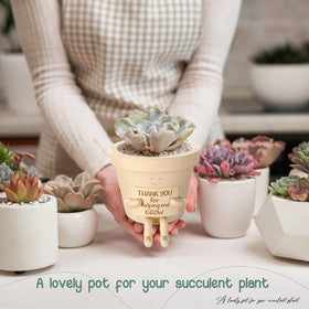 Briwooody teacher-appreciation gift planter for thoughtful gifting.