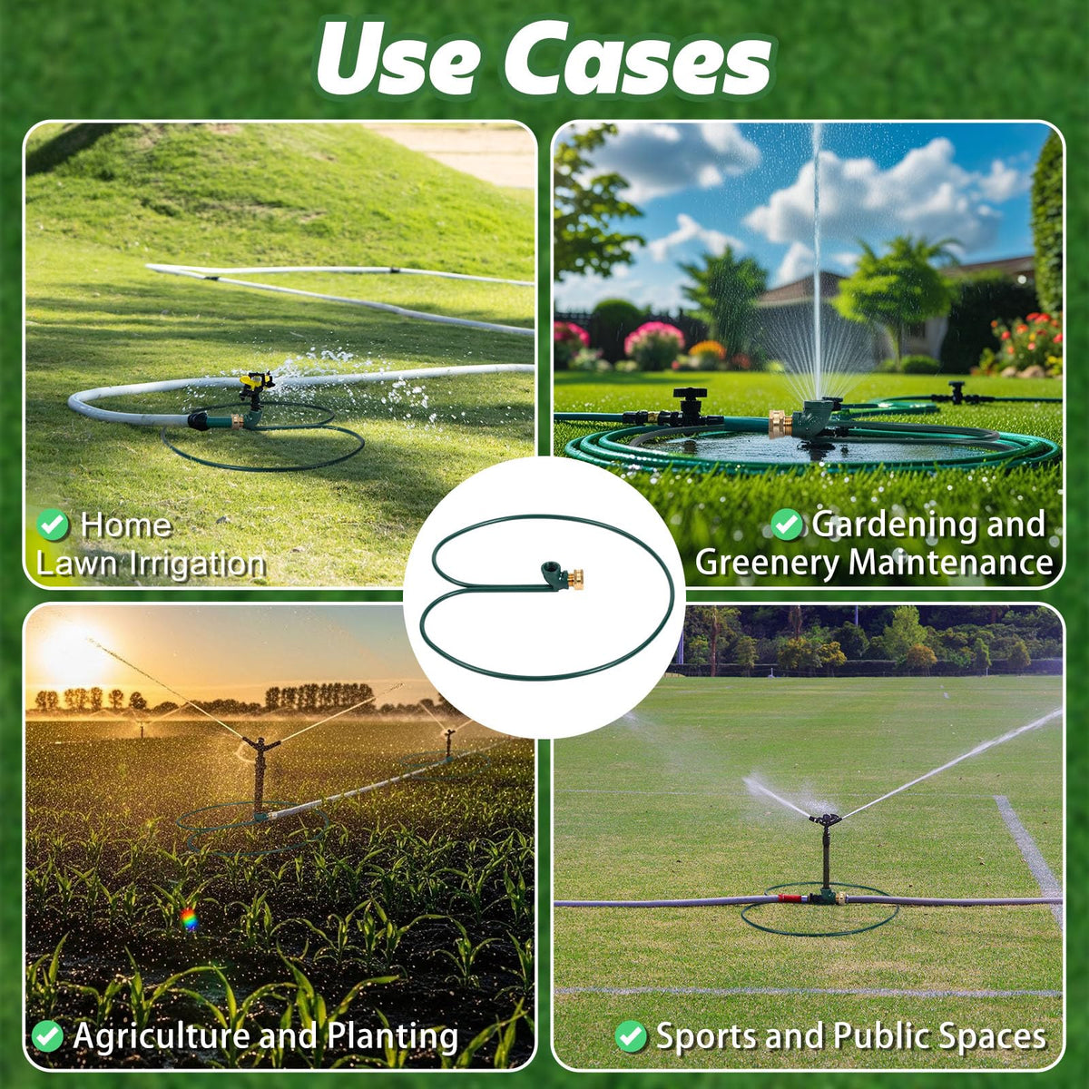 Briwooody versatile garden irrigation for lawns and beds.