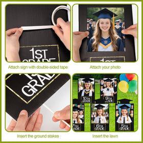 Briwooody versatile yard signs for year-end celebrations and photo displays.