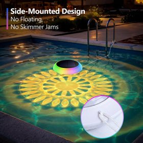 Brizled remote control enables poolside color and mode changes
