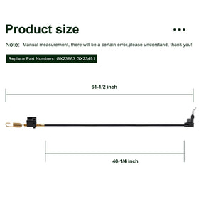 Brlyeeanze GX23863 coated cable close-up highlighting reduced friction