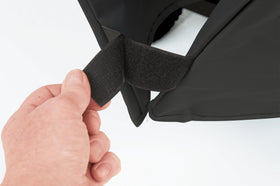 Broil King 58-select grill cover side view with weather protection.