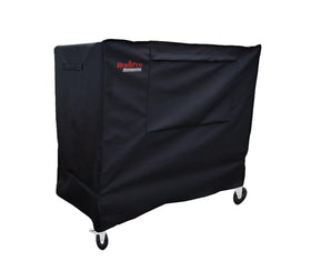 BroilPro 600D polyester fabric laminated coating shields against rain and dust.