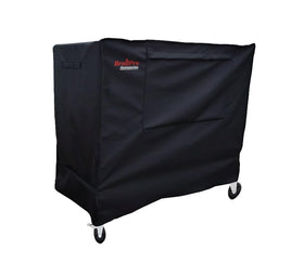 BroilPro durable 600D polyester cooler cover close-up with coating.