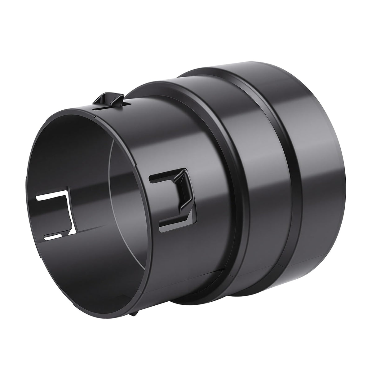 BROQIXIN 4-inch PVC to corrugated adapter demonstrates effortless push-fit installation for yard drains.