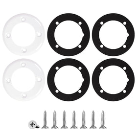 BROQIXIN SPX1408B faceplates pair for Hayward fittings, featuring durable vinyl construction.