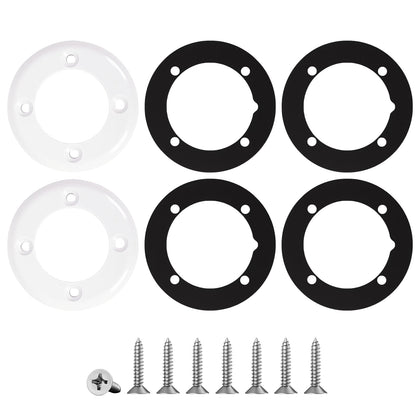 BROQIXIN SPX1408B faceplates pair for Hayward fittings, featuring durable vinyl construction.