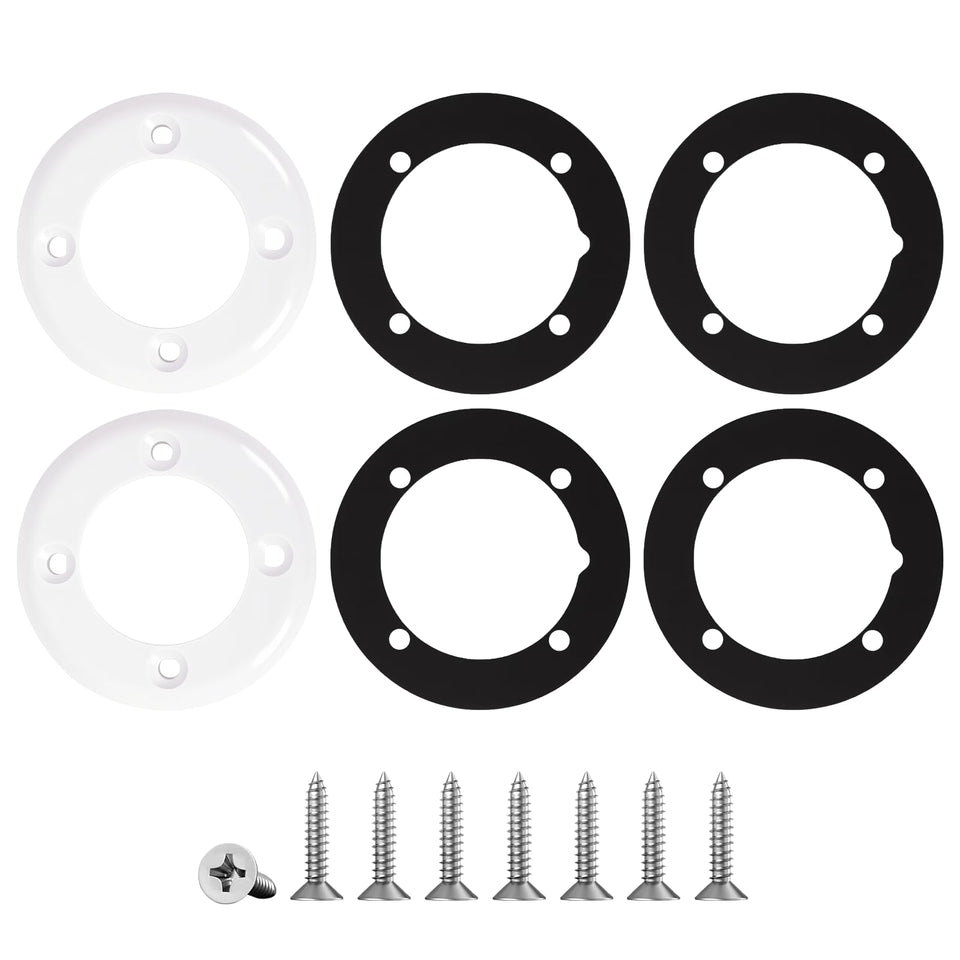 BROQIXIN SPX1408B faceplates pair for Hayward fittings, featuring durable vinyl construction.