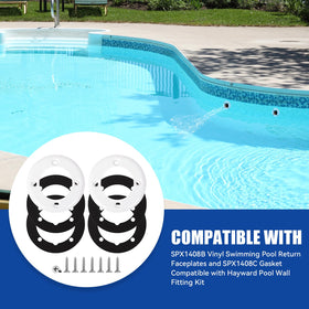 BROQIXIN SPX1408C gasket close-up for reliable seal and backwash flow.