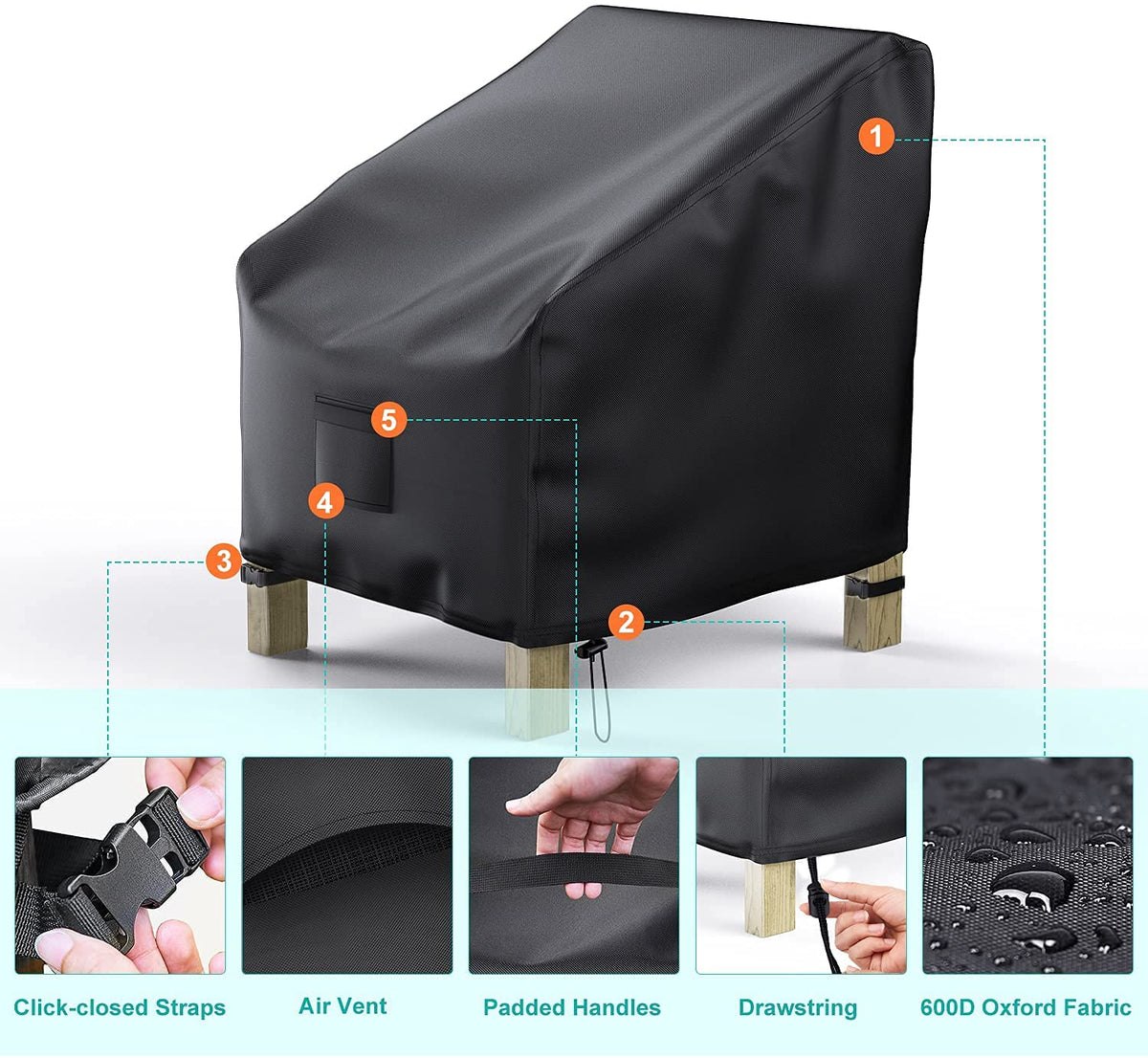 BROSYDA air vent with padded handles for easy removal.