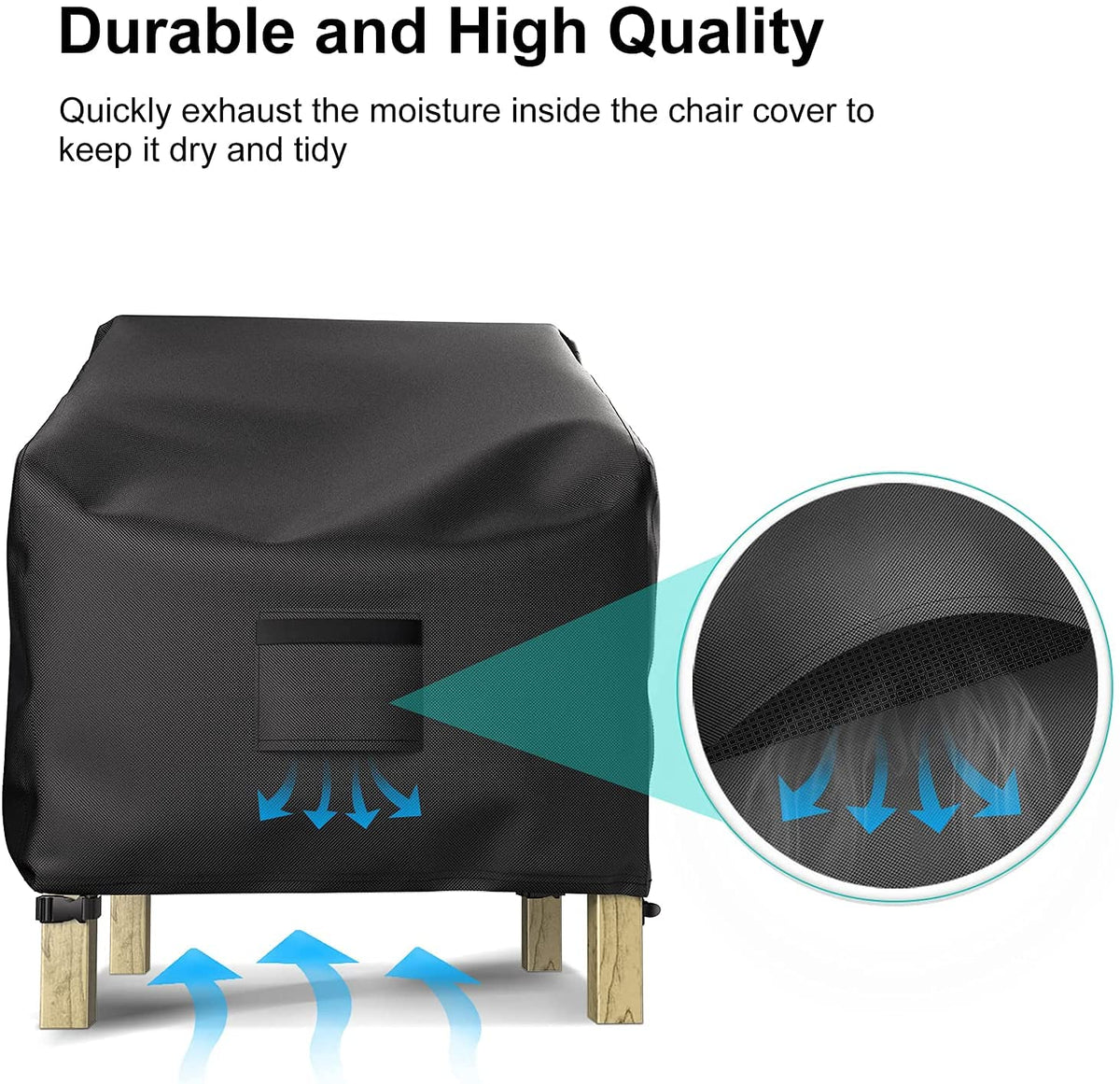BROSYDA inside PU coating provides reliable rain and snow defense.