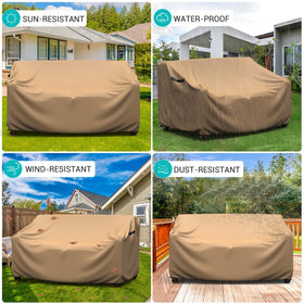 BROSYDA Patio Sofa Cover dimension guide helps you choose the right size.