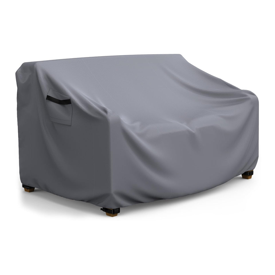 BROSYDA waterproof fabric close-up protecting outdoor sofa from rain and dust