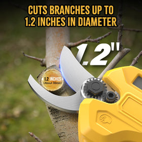 BROVR 600W brushless motor powers heavy pruning tasks
