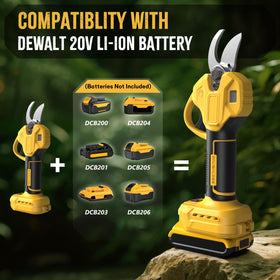 BROVR compatible with Dewalt 20V MAX batteries for flexible power