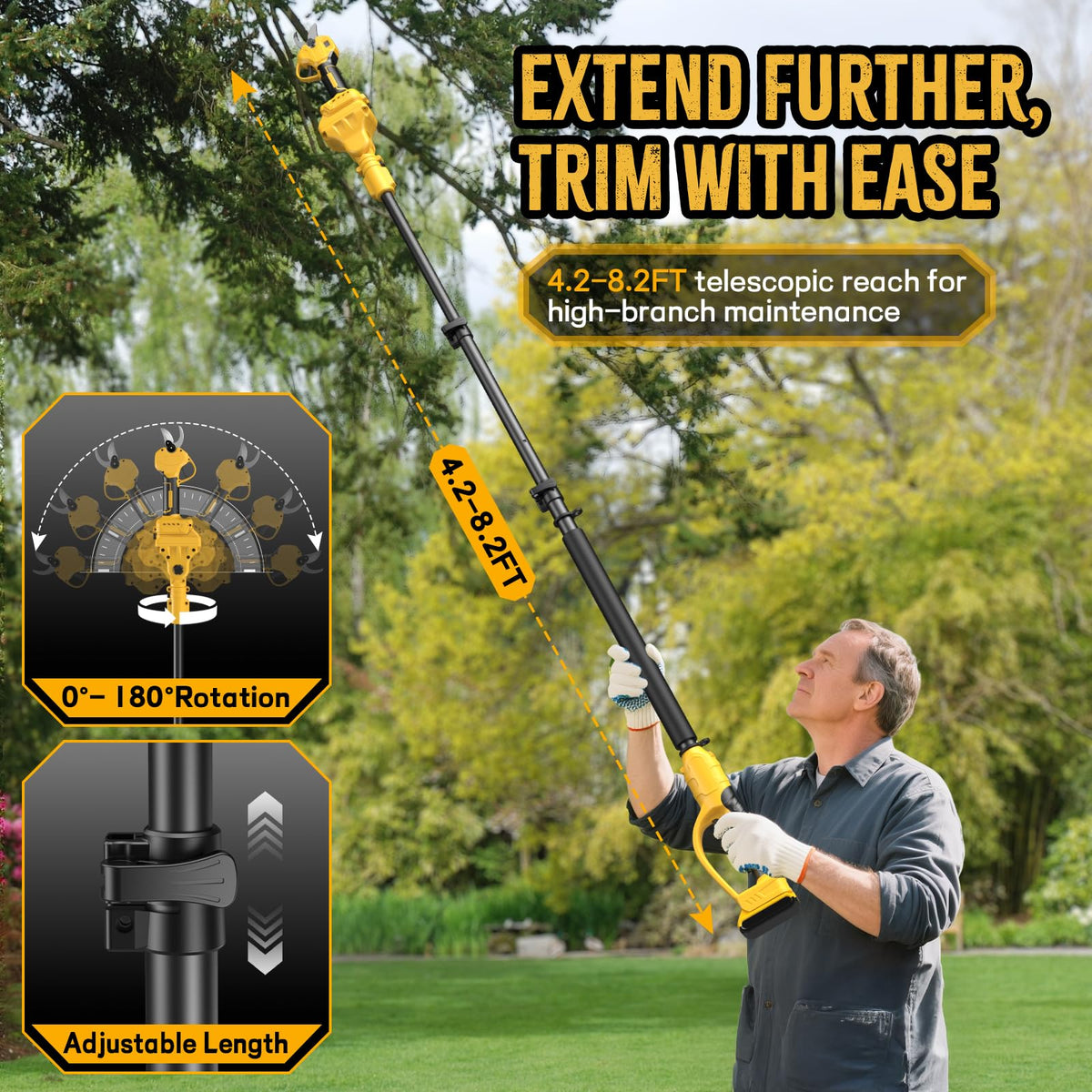 BROVR SK5 blades deliver clean cuts on branches