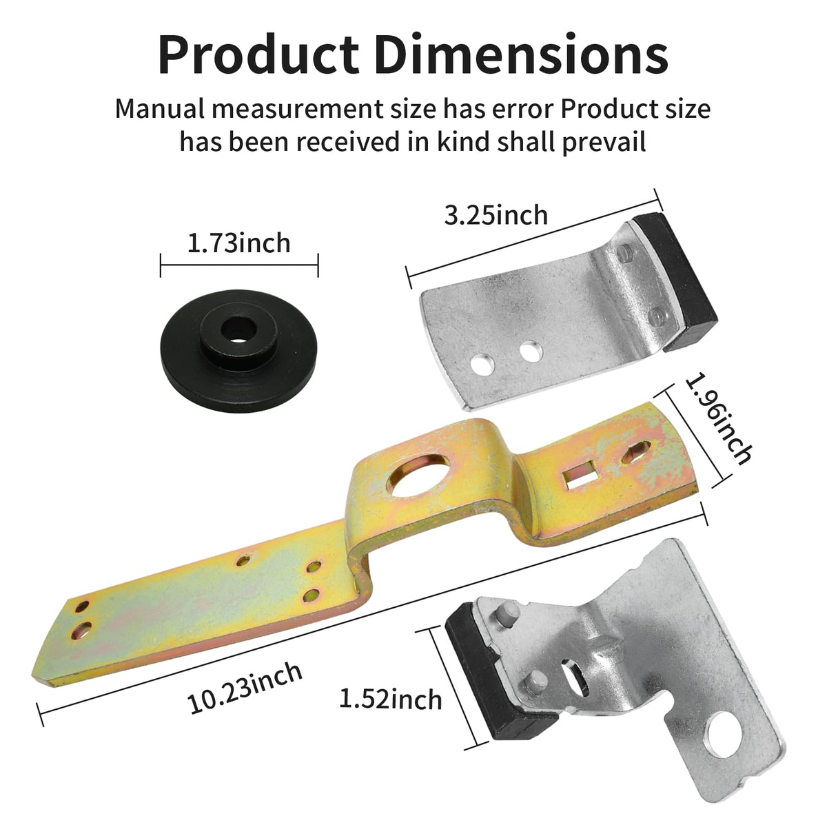 BRSUNAVOM brake assembly 983-04525 with sturdy linkage for consistent braking.