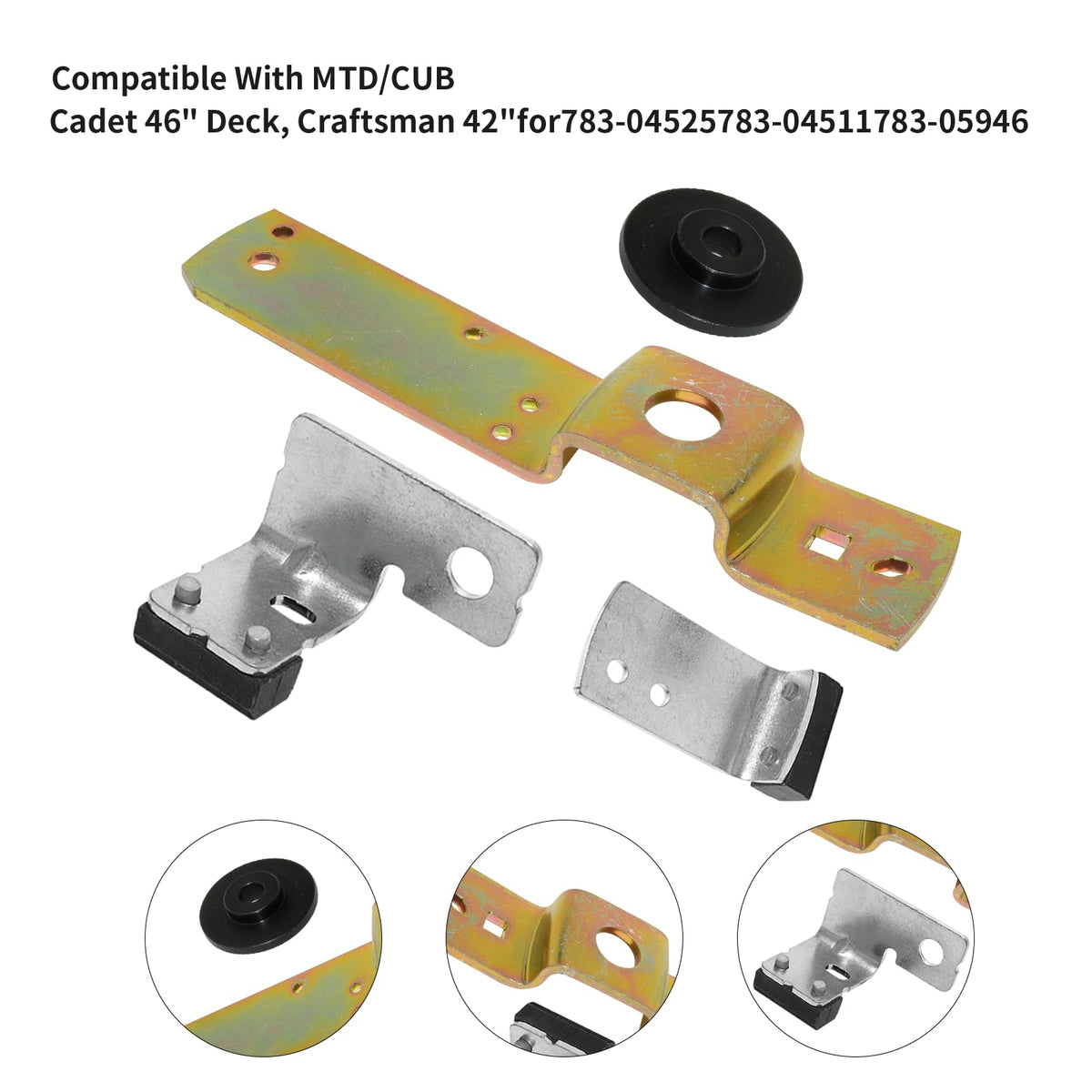 BRSUNAVOM idler pivot bracket 783-05946 rigid mount for belt alignment.