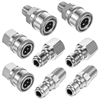 Bruislard quick-connect NPT 1/4-inch adapter enables fast setup and secure fit.