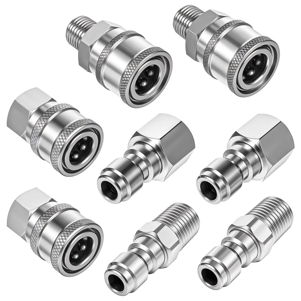 Bruislard quick-connect NPT 1/4-inch adapter enables fast setup and secure fit.