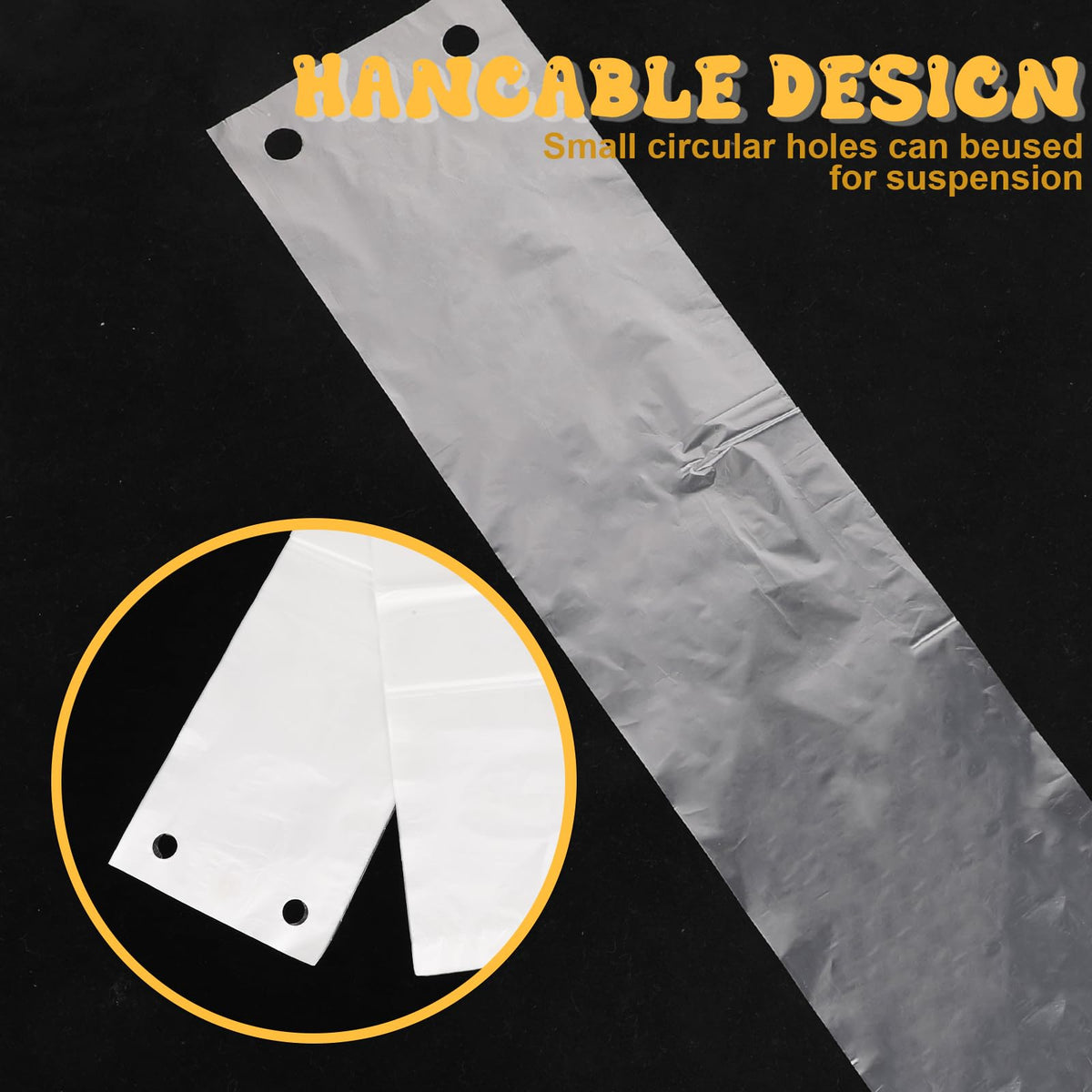 Disposable design for quick, one-at-a-time umbrella bag usage.