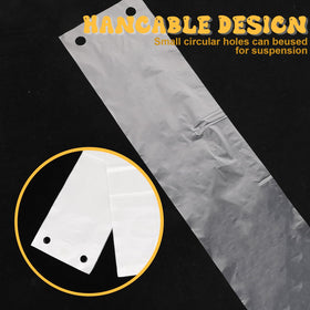 Disposable design for quick, one-at-a-time umbrella bag usage.