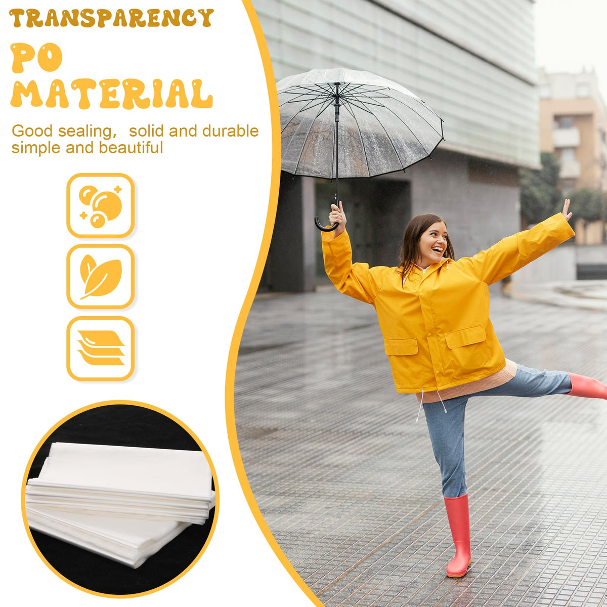Long-handled and automatic brackets accommodate most umbrellas with Bruislard bags.